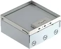 OBO Bettermann UDHOME4 2V V Bodentank, kpl. 3fach VDE-Steckdose, Edelstahl (7427200)