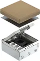 OBO Bettermann UDHOME4 2V V Steckdose Typ C (Euro-Stecker) Edelstahl (7427200)
