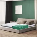 Orthopädische Matratze 160 X 180 Aus Antibakteriellem Memory - Höhe 16 Cm - 3d Air Hypoallergener Faserstoff - 7 Differenzierte Zonen
