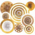 Magni Amscan 9913248 - Deko Set, 8-teilig, Deko-Fächer für Hochzeiten & Geburtstage (8 Stk.) (9913248)