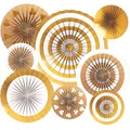 Fächerdeko Hochzeit – 8er-Set, Papier in 3 Größen