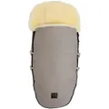 Kaiserbaby Lammfell-Fusssack, Greige, Fell, 44x95 cm, unisex, Baby on Tour, Kinderwagen, Kinderwagen-Zubehör, Fußsack Kinderwagen
