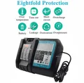 Für Makita 18V 5AH BL1850B Ersatzakku LXT Li-ion BL1860B BL1840 DC18RC Ladegerät
