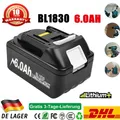 18V 6AH Akku für  Makita 18V BL1860 Lithium LXT BL1850 BL1840 BL1830 CEE