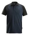 Snickers Workwear Poloshirt 2750, 2-Farben, L, marineblau-schwarz