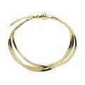 Liebeskind Berlin Fußkette aus Edelstahl in gold LJ-0723-A-27
