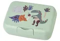 KOZIOL Lunchbox Rex Grün mit Trennschale Bio-Circular spülmaschinenfest