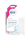 Veet PURE Kaltwachsstreifen für sensible Haut Gesicht 28 Tage glatt 20 Stück
