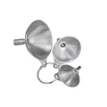 Westmark Trichter-Set Mini Edelstahl, silber, 3-teilig (1 Set)