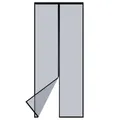 Apalus VP Fliegengitter Tür, Magnet Insektenschutz Balkontür 90x220 cm, 2 x Langlebiger als der Apalus Klassiker, Katzenkrallen Sicher, Stärkere Magneten, 3.8 cm Breites Klettband, Nicht Kürzbar