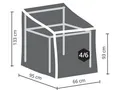 SCHUTZHÜLLE FÜR STAPELSESSEL - 95 cm OCSC95