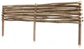 Windhager Beetumrandung aus Haselnussholz für Blumen- und Gemüsebeete, LxH: 100x35 cm, einsatzbar als Beeteinfassung und Beetabgrenzung, 100 x 35 cm