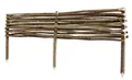 Windhager Beeteinfassung Haselnuss, Beetumrandung, Beetbegrenzung, Beetzaun, Steckzaun für Blumenbeet, 100 x 20/35 cm