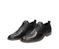 BULLBOXER Dress Casual Shoes, Freizeitschuhe, Businessschuhe, Herrenmode, Schuhe für Männer in Farbe Schwarz 45