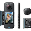 Insta360 X4 Air Starter Bundle Action-Cam, wasserdicht bis 15m, 8K/30fps, 29MP, 360° Ultraweitwinkel