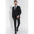 SteffenKlein Anzug SLIM FIT (2-tlg) grau|schwarz 52