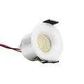 Premium X LED Mini Spotlight Einbauspots 3W 240V 3000K 300LM Deckenspot Decken-Einbau-Strahler warmweiß ALU weiß Einbauleuchte Spot-Strahler
