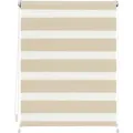 LICHTBLICK Duo-Rollo Klemmfix, ohne Bohren, verspannt, blickdicht (Creme, 70 x 150 cm)