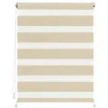 Lichtblick Doppelrollo ohne Bohren mit Verspannung, Trendfarben, stufenlos verstellbar, einfache Montage, für Fenster Creme, 70 cm x 150 cm (B x L)