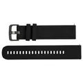 vhbw Ersatz Armband L kompatibel mit Samsung Galaxy Watch 46mm (SM-R805) Fitnessuhr, Smartwatch - Silikon schwarz