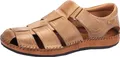 Pikolinos Herren Sandale geschlossen Leder Klettverschluss Tarifa 06J-5433, Größe:46 EU, Farbe:Beige