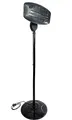 Güde Infrarot Standheizstrahler GIH 2000 (2000W Heizleistung, 3 Heizstufen (650/1035/2000 W), 15 m³ max. Raumheizvermögen, Quarz-Heizelemente, großer Standfuß & Kippschutz & stabiles Metallgestell)
