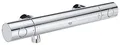 Grohe Grohtherm 800 Cosmopolitan | Thermostat-Brausebatterie, ohne Anschlüsse - mit ergonomischem Metallgriff und Spartaste | chrom | 34767000