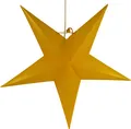 Wetterfester LED Außenstern Kassandra, Weihnachtsstern, Leuchtstern 60 cm Incl. 7 m Kabel & LED Leuchtmittel - Gelb, Plastik, Weihnachtsstern, Adventsstern
