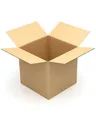 KK Verpackungen Versandkartons 500 x 500 x 500 mm Braun 2-wellig (Innenmaß 486 x 483 x 474 mm) | 1 Stück, Faltkartons Kartons für Versand als DHL Paket Hermes Paketklasse L DPD GLS Paketklasse XL