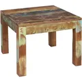 Kadima Design Couchtisch, Braun, Holz, Echtholz,Mangoholz, Quadratisch,Quadratisch, Stativgestell, 60x47x60 cm, Wohnzimmer, Wohnzimmertische, Couchtische