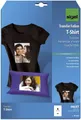 Sigel Dekorationsfolie InkJet Transfer Folien für T-Shirts für dunkle Textilien inkl. Bügelpa