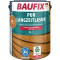BAUFIX  PUR-Langzeitlasur 5 Liter (teak seidenmatt)""