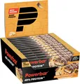 PowerBar 40% Protein + Crisp Bar, 12 x 40 g Riegel, Caramel Peanut Butter