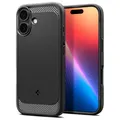 Spigen Rugged Armor Mag MagSafe Hülle für iPhone 17 Schwarz