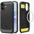 Handyhülle für iPhone 17 Spigen Case Cover Schutzhülle Etui Hülle Tasche Schwarz
