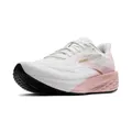 BROOKS Damen Launch 11 Sneaker, White/Gold/Pink, 42 EU
