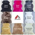 Provellus Fellteppich Merino Lammfell Teppich – Geschorenes Schaffell Natur & Weich, 110-120cm x 60-70cm grau|silberfarben 110-120cm x 60-70cm