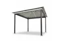 Leco Pavillon / Solarpavillon "Lina", mit 4 Seitenteilen, mit 4 Seitenrollos & LED-Beleuchtung