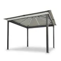 LECO Solarpavillon Lina Pavillon Gartenpavillon Solar Leuchtstäbe Gartenlaube