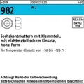 Din 6924, 982/iso 7040 Selbstsichernde Sechskantmutter M 5 X 0,8 Edelstahl A2 Blank 1000 Stk