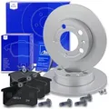Ate Bremsscheiben +Bremsbeläge hinten [Hersteller-Nr. 10696008] für VW, Seat, Audi, Skoda