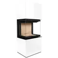 A. caminetti Premium Kaminofen SCANDINAVIAN 65 S weiss - 9kW - Weiß
