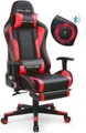 GTPLAYER Gaming-Stuhl Gamer Stuhl mit Bluetooth-Lautsprechern und Fußstütze, Dragon Series, Bürostuhl, Ergonomischer Gaming-Stuhl, Drehsessel, Computerstuhl