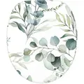 Sanilo WC, Weiß, Holzwerkstoff, Oval, 38x6x47 cm, Badezimmer, WC Ausstattung, WC Sitze
