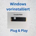 SSD Festplatte Crucial P310 PCIe Nvme windows vorinstalliert