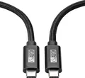 CABLETEX USB 4 Monitorkabel 100cm, Unterstützt 8K HD Display, 40 Gbit/s Datentransfer, 240W Power Delivery USB-C Schnellladekabel | Für MacBook Pro M1, Bildschirm, Docking Station, Hub, SSD und mehr