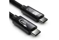 CABLETEX USB 4 Gen3x2 Monitorkabel Thunderbolt 3 Thunderbolt-Kabel, USB-C, USB4, USB 4, Thunderbolt, USB-C, USB4, USB 4, Thunderbolt (100 cm), 8K-Auflösung