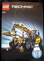 Lego Technic 8295 Telestapler - Tele-Lader  100% Komplett +Bauanleitung