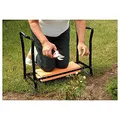 Floraworld Knie- und Sitzbank Classic, Schwarz, 60 x 28 x 47 cm