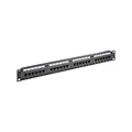 Goobay 93865 CAT 5e 19-Zoll (48, 3 cm) Patch Panel, 24 Port